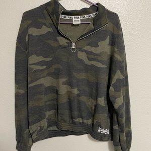 PINK VS camo sweatshirt